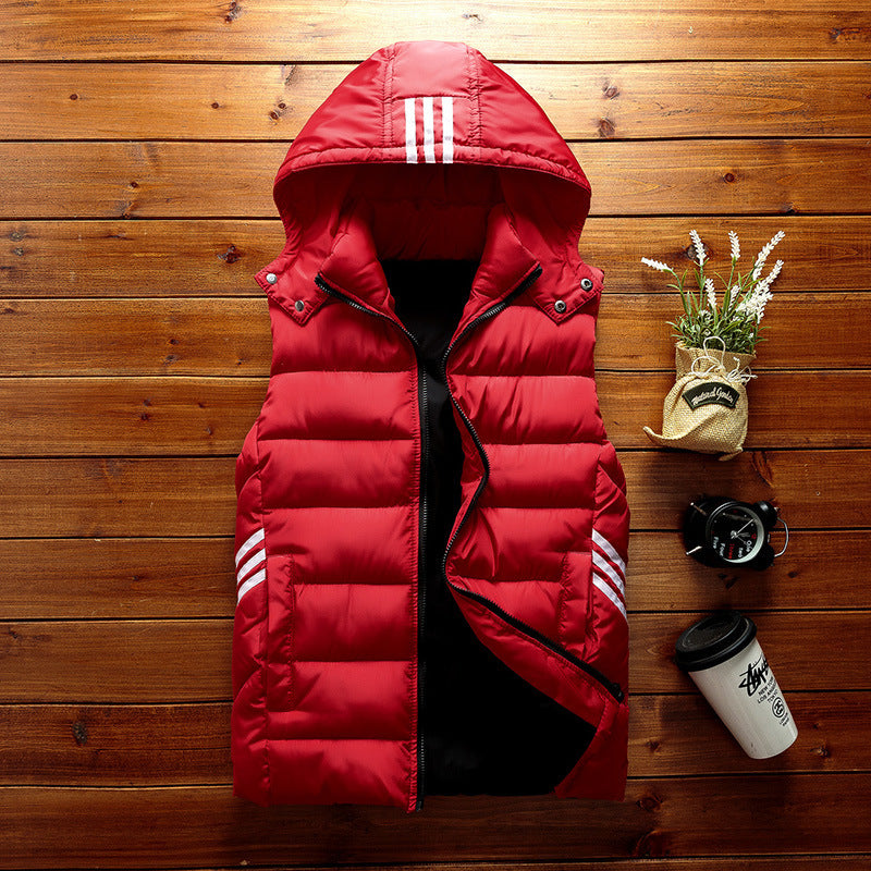 Winter Casual Down Cotton Vest Male Korean Version